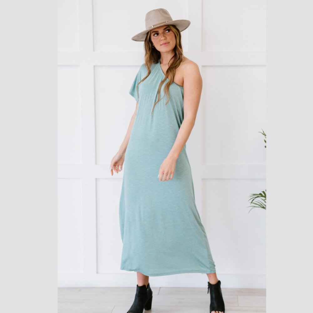 Last One New Dash of Sass One-Shoulder Dress - Picture 2 of 5